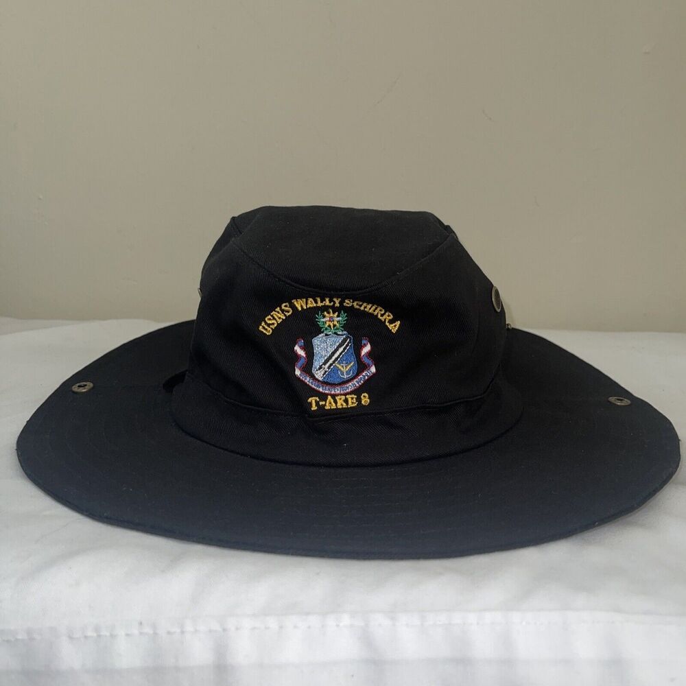 USNS WALLY SCHIRRA T-AKE 8 The Corps US Navy Bucket Hat Officer